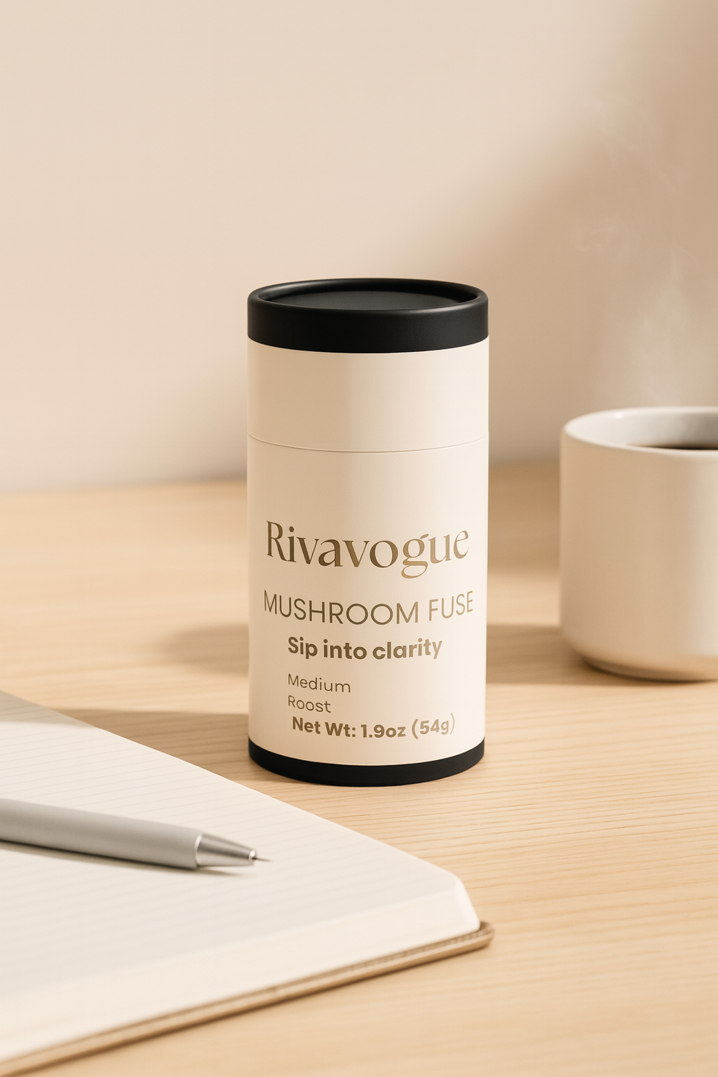 RivaVogue Mushroom Fuse Instant Coffee (Medium Roast)