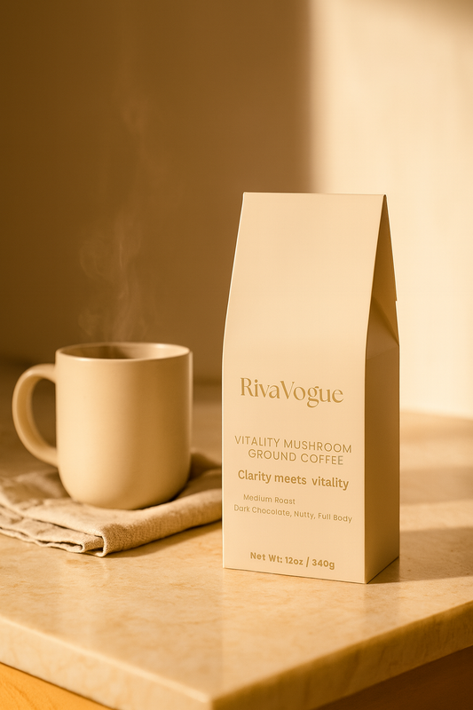 RivaVogue Vitality Mushroom Coffee (Medium Roast)