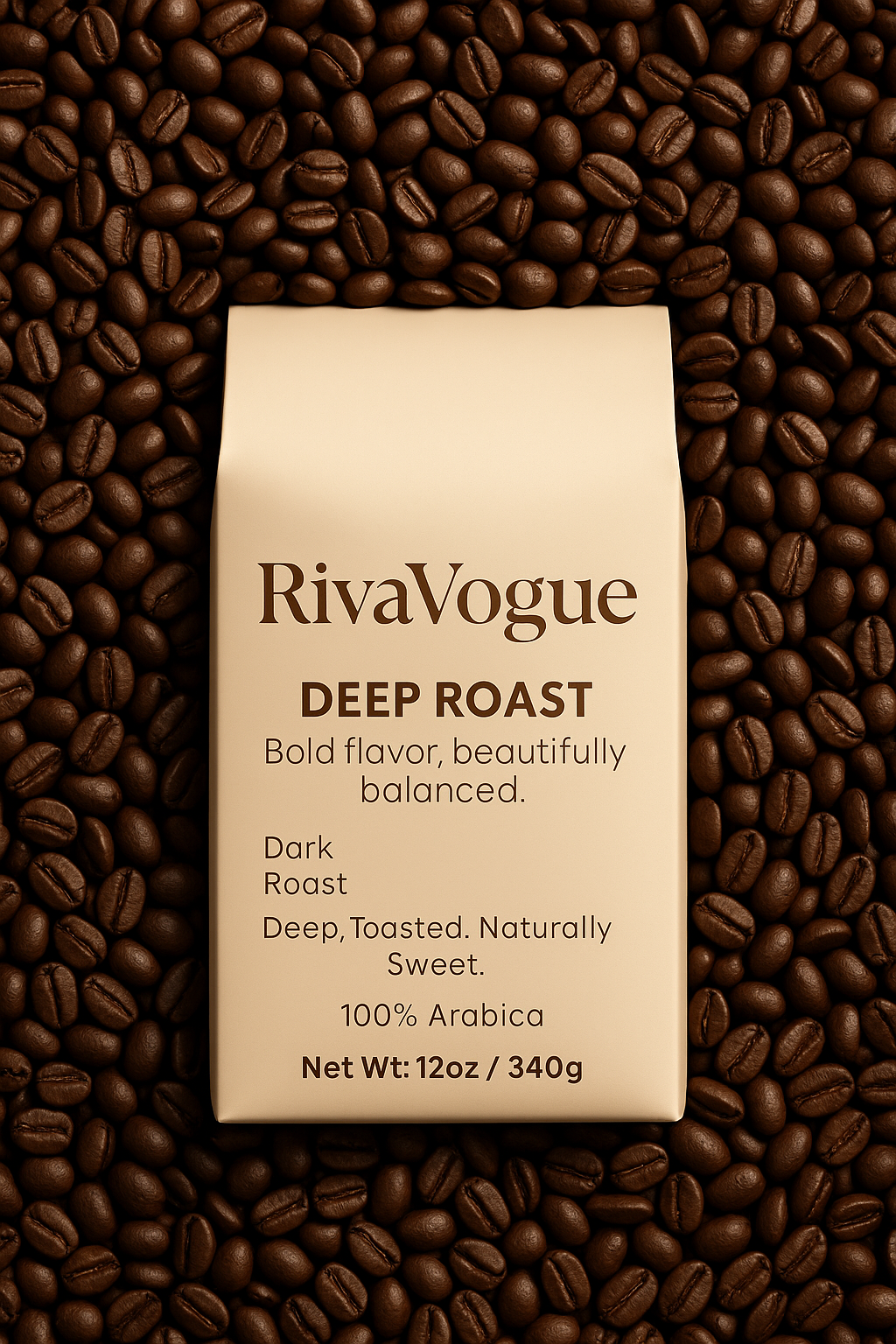 RivaVogue Deep Roast Coffee (Dark Roast)