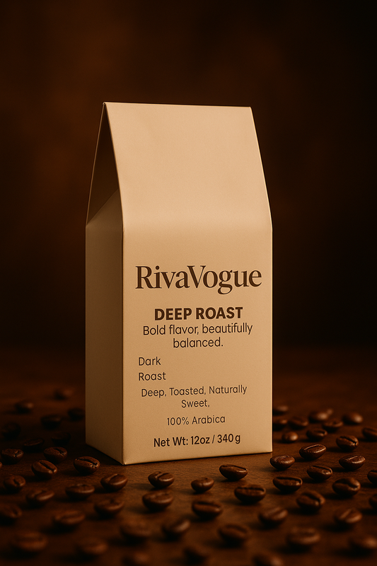 RivaVogue Deep Roast Coffee (Dark Roast)