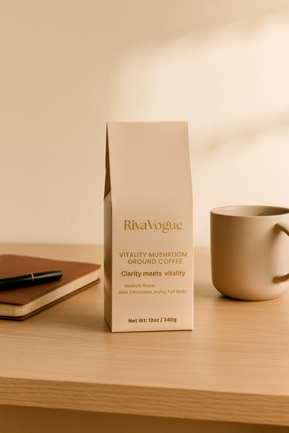 RivaVogue Vitality Mushroom Coffee (Medium Roast)